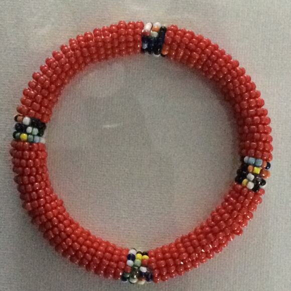 Kenya 🇰🇪 3 Bangle Bracelets Handmade Size-@3 1/2” - Picture 4 of 6